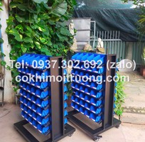 6 Kệ dụng cụ cơ khí 2 mặt- 80 ngăn, kệ dụng cụ để linh kiện, kệ để ốc vít