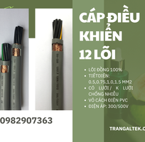 1 Cáp Điều Khiển 12 Lõi phân phối Hà Nội, Đà Nẵng, TP HCM