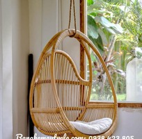 Ghế xích đu đơn mây tự nhiên