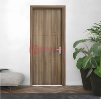 Cửa nhựa ABS Hàn Quốc nổi bật với thiết kế vân gỗ sang trọng,