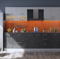 3 Tủ Bếp Gỗ Công Nghiệp Phủ Acrylic Chữ I Bóng Đẹp 3 Tủ Bếp Gỗ Công Nghiệp Phủ Acrylic Chữ I Bóng Đẹp