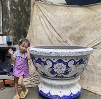 Cơ sở chậu hoa Thế Sơn - chậu hoa dán sành sứ - chậu khảm sành - cẩn miễng