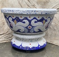 1 Cơ sở chậu hoa Thế Sơn - chậu hoa dán sành sứ - chậu khảm sành - cẩn miễng