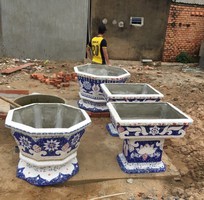 17 Cơ sở chậu hoa Thế Sơn - chậu hoa dán sành sứ - chậu khảm sành - cẩn miễng