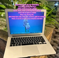 3 Macbook Air 13 MID 2012 Giá hạt dẻ đẹp keng 95