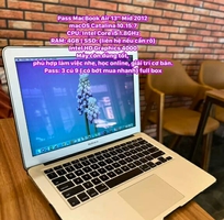 4 Macbook Air 13 MID 2012 Giá hạt dẻ đẹp keng 95
