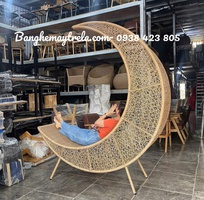 4 Ghế tổ chim mây tre đan chụp hình