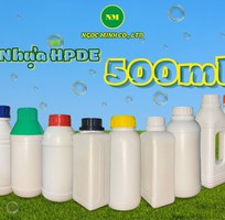 Chai nhựa dung tích 500ml đựng hóa chất, nông dược