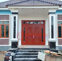 1 Công Trình Cửa Thép Vân Gỗ Bền Đẹp Sang Trọng