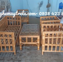 1 Sofa mây vuông đơn giản