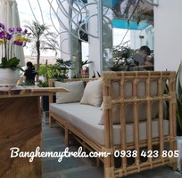 2 Sofa mây vuông đơn giản