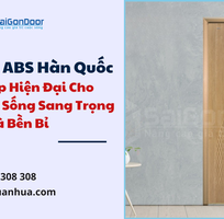 Cửa Nhựa ABS Hàn Quốc   Giải Pháp Hiện Đại Cho Không Gian Sống Sang Trọng Và Bền Bỉ