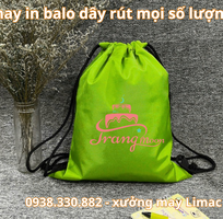 2 Xưởng Balo dây rút xanh lá bánh mì ship