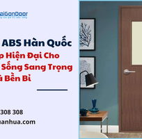 1 Cửa Nhựa ABS Hàn Quốc   Giải Pháp Hiện Đại Cho Không Gian Sống Sang Trọng Và Bền Bỉ