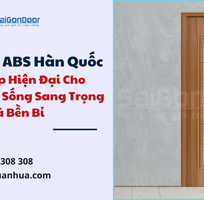 4 Cửa Nhựa ABS Hàn Quốc   Giải Pháp Hiện Đại Cho Không Gian Sống Sang Trọng Và Bền Bỉ
