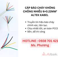 2 Cáp Báo Cháy không chống nhiễu 6 0.22mm  Altek Kabel