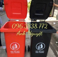 1 Thùng rác 240L nhựa HDPE siêu bền, giá siêu rẻ 1 Thùng rác 240L nhựa HDPE siêu bền, giá siêu rẻ