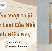 Ưu Điểm Vượt Trội Của Các Loại Cửa Nhà Vệ Sinh Hiện Nay