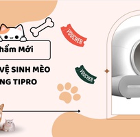 Máy dọn vệ sinh mèo tự động Tipro chính hãng   MukuPet