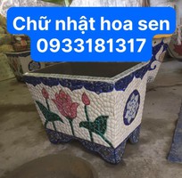 15 Cơ sở chậu hoa Thế Sơn - chậu hoa dán sành sứ - chậu khảm sành - cẩn miễng