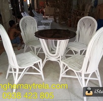 5 Bàn ghế ăn bằng mây