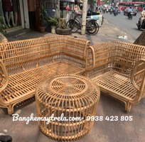 Sofa mây tổ yến phòng khách hiện đại