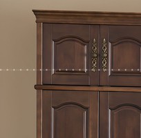 1 Tủ Quần Áo Gỗ Sồi Tự Nhiên Vân Màu Nâu Mộc Mạc