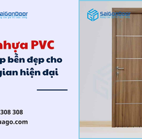 2 Cửa nhựa PVC   giải pháp bền đẹp cho không gian hiện đại