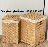 3 Giỏ đựng đồ vuông mây nhựa
