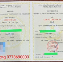 Cần chứng chỉ sơ cấp vận tải  Đăng ký ngay   Có chứng chỉ hợp pháp