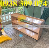 4 Kệ gỗ montessori 3 tầng mầm non,Kệ montessori 4 tầng mầm non