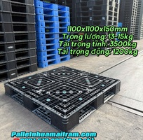 2 Thanh Lý Lô Pallet Nhựa Kích Thước 1100x1100x150mm   Giá Rẻ - Siêu Bền Và Tiện Lợi