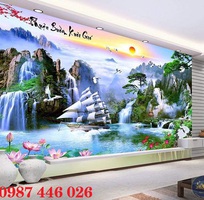 Gạch tranh thuyền buồn HP8722