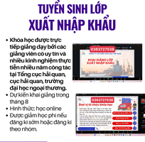 Khai giảng lớp xuất nhập khẩu