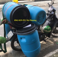 5 Thùng phuy nhựa 50 lít có nắp kín chống rò rỉ, an toàn khi vận chuyển hàng hóa