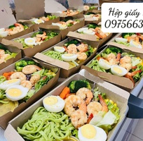 1 Hộp giấy đựng đồ ăn nắp gập