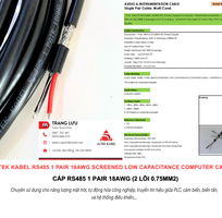 2 Cáp ALTEK KABEL RS485 1 Pair 18AWG Đà Nẵng, Bình Định, Phú Yên, Bình Thuận 2 Cáp ALTEK KABEL RS485 1 Pair 18AWG Đà Nẵng, Bình Định, Phú Yên, Bình Thuận