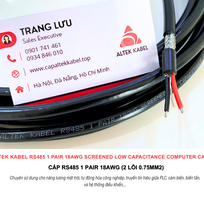 3 Cáp ALTEK KABEL RS485 1 Pair 18AWG Đà Nẵng, Bình Định, Phú Yên, Bình Thuận 3 Cáp ALTEK KABEL RS485 1 Pair 18AWG Đà Nẵng, Bình Định, Phú Yên, Bình Thuận