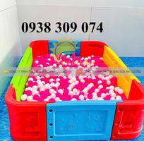 Nhà banh nhựa hình vuông mầm non, nhà banh cầu trượt trẻ em Nhà banh nhựa hình vuông mầm non, nhà banh cầu trượt trẻ em