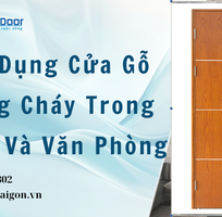2 Ứng Dụng Cửa Gỗ Chống Cháy Trong Nhà Ở Và Văn Phòng
