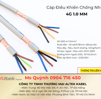 2 Cáp điều khiển Altek Kabel 4x1.0mm2 Đà Nẵng, Hồ Chí Minh, Hà Nội