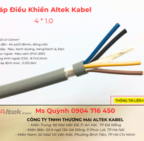 1 Cáp điều khiển Altek Kabel 4x1.0mm2 Đà Nẵng, Hồ Chí Minh, Hà Nội