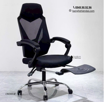 1 Ghế xoay gaming lưng lưới có gác chân hiện đại CR4343-M