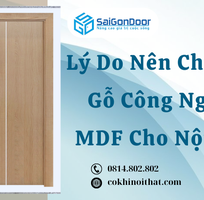 Lý Do Nên Chọn Cửa Gỗ Công Nghiệp MDF Cho Nội Thất