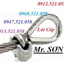 7 Khuyên lót cáp Inox 304 D2 đến D24 Hà Nội 0912521058 THANH SƠN có khuyết lót cáp mạ kẽm D6 tới D36