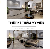Thiết kế thẩm mỹ viện tại TP.HCM cùng Unique Decor
