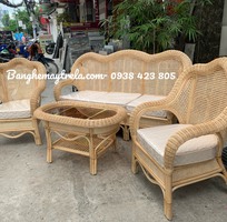 7 Sofa mây tự nhiên lưới mắt cáo