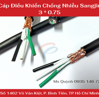 Cáp điều khiển chống nhiễu 3   0.75 mm Sangjin Hồ Chí Minh