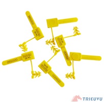 1 Niêm Chì Nhựa 4 Ngạnh- Niêm Phong Nhỏ Gọn- Giá Rẻ Tp Hcm- Miễn Phí In Logo Và Số Seri