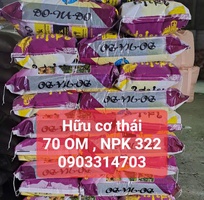 9 Phân bón hữu cơ nhập khẩu- Phân gà hữu cơ 70-90 OM , NPK 322 , humic 5